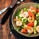 Protein-Packed Dinner: Shrimp, Avocado and Cashew Salad