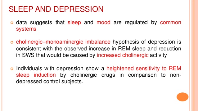 depression and sleep 