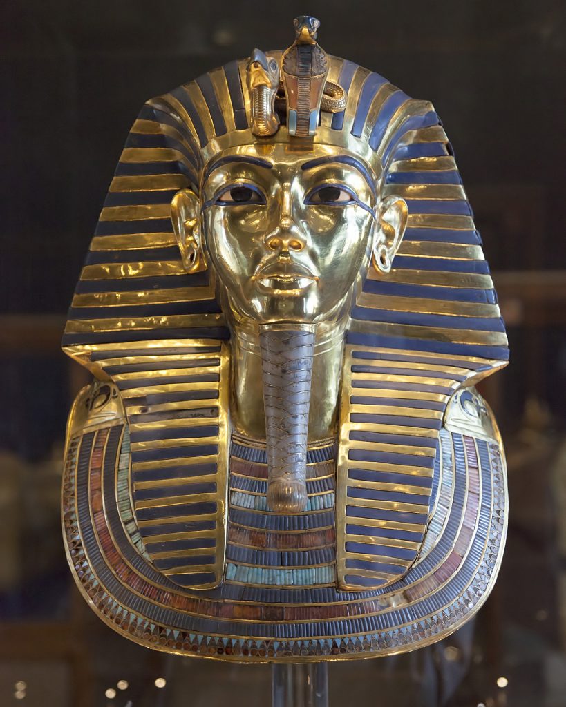The Death Mask of King Tutankhamun's coffin 