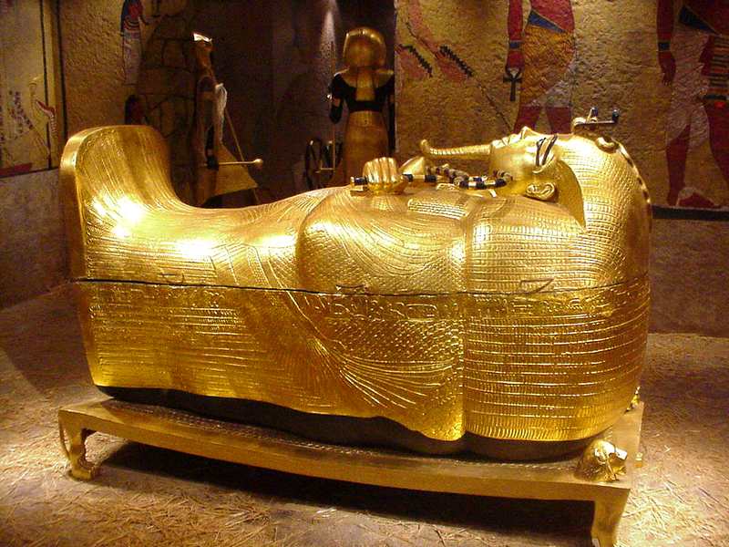 King Tutankhamun's second coffin