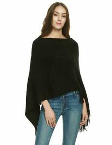 Cape shawl with slim-fit jeans