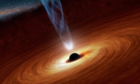 A black hole is black at the center due to strong gravitatonal pull