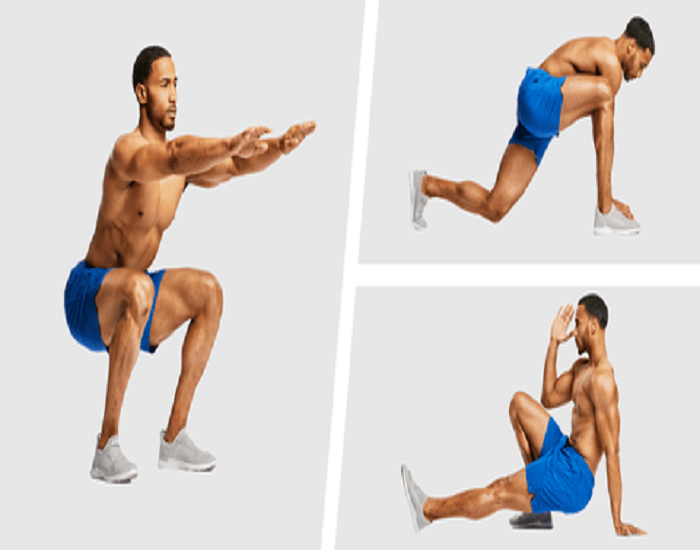 Lunges to burn leg fat