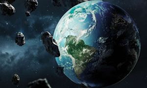 Huge asteroids following same path as earth