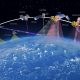 Various satellites are revolving around the earth