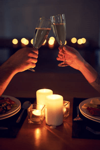 A candle light dinner along with some roses can blow your love to the higher level.