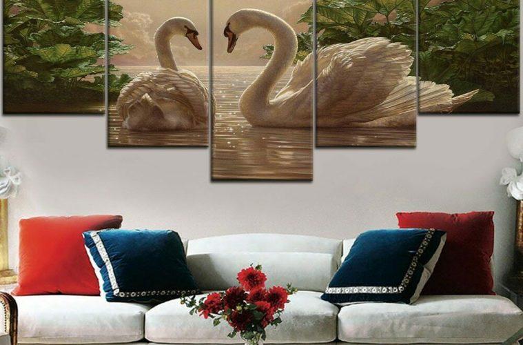  Living-room wall art for couples