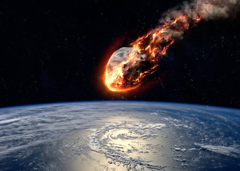 An asteroid hitting earth can cause massive damage.
