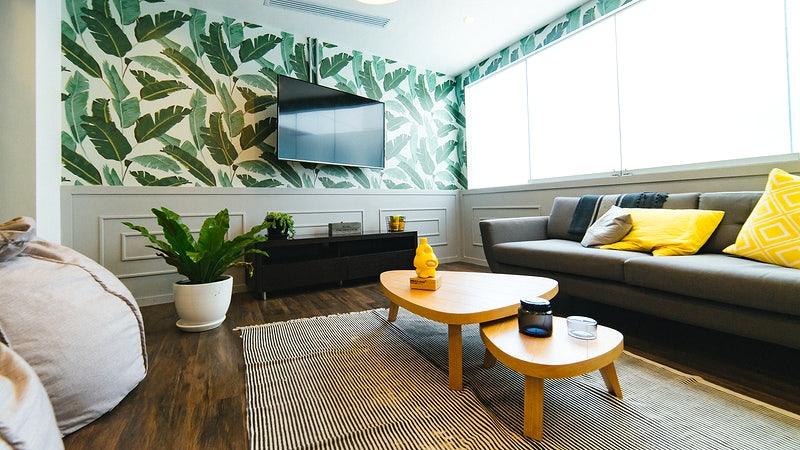 Adore greenery? Here's an excellent idea for your living room
