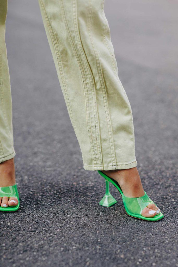Pair up your jeans with bold footwear
