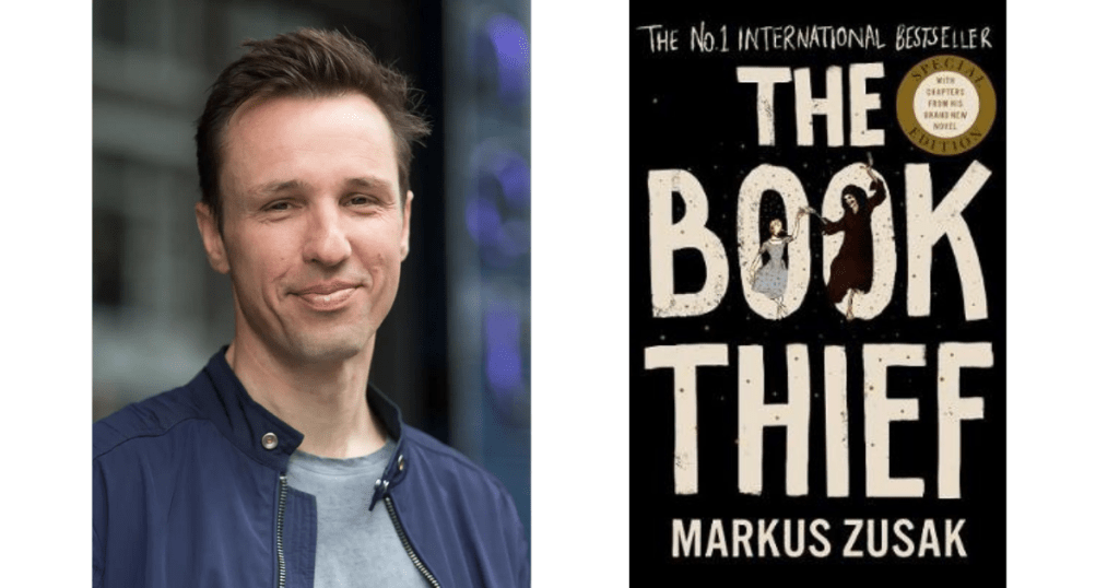 Markus Zusak, Book Cover The book thief. books you need to read