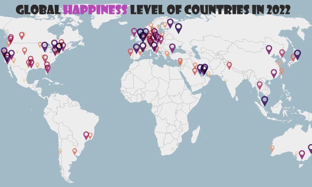 Global Happiness Level Of Countries In 2022 - Fajar Magazine