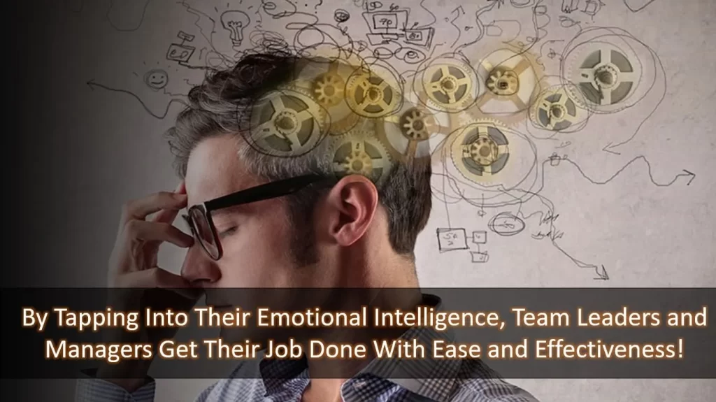 Man thinking how to be emotionally intelligent in workplace environment.