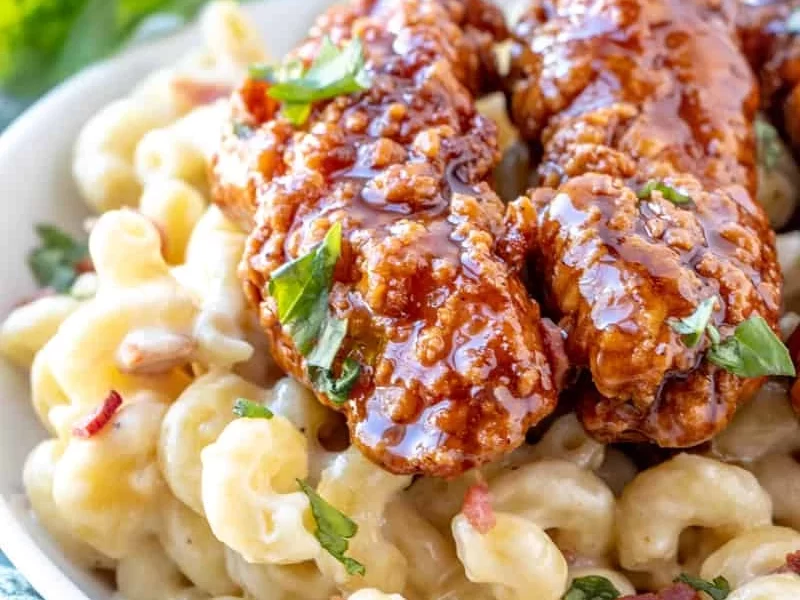 Best Macaroni With Chicken Strips Recipe Fajar Magazine