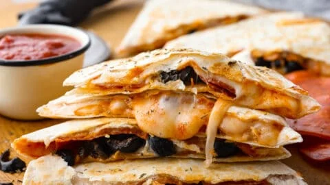 Cantina Double Steak Quesadilla:
