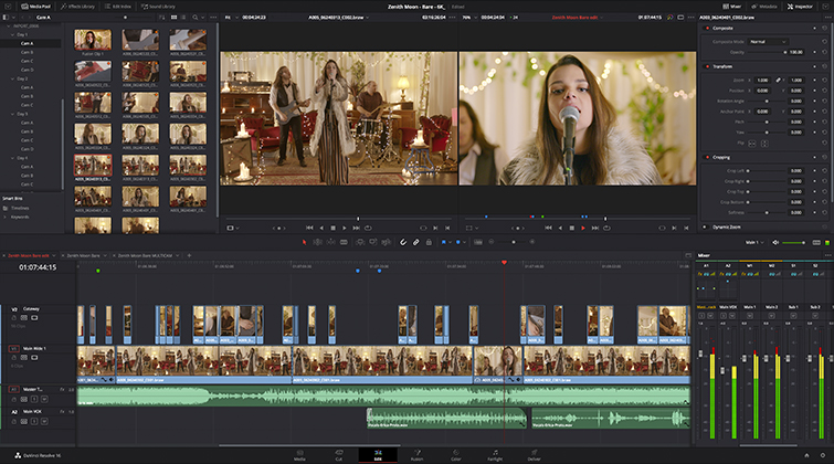DaVinci Resolve 18 has incredible editing features for videographers.