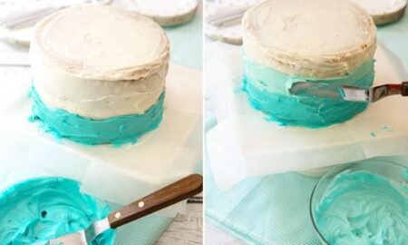 How To Ice Ombre Cake - Frosting Guide