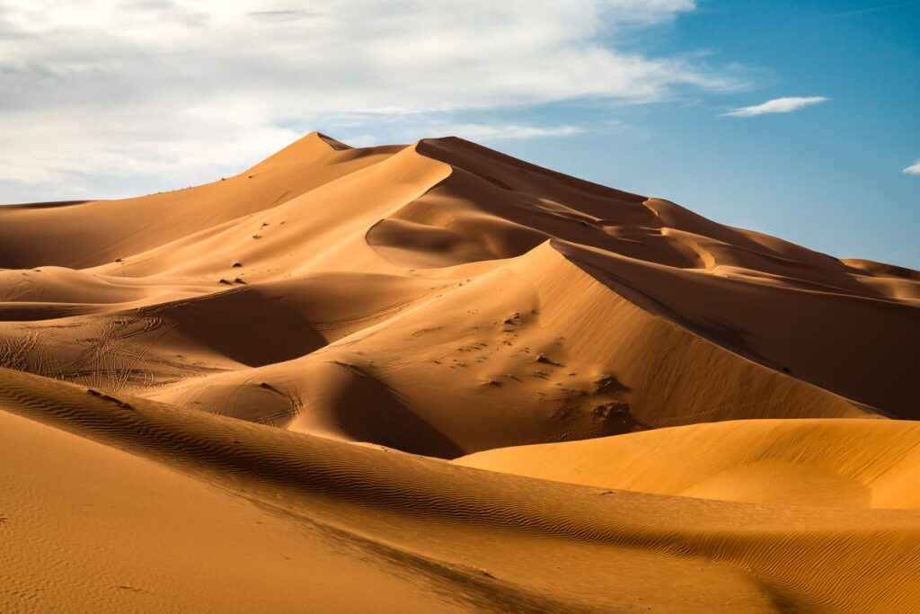 Northern Africa is one of the driest places on earth because of Sahara desert.