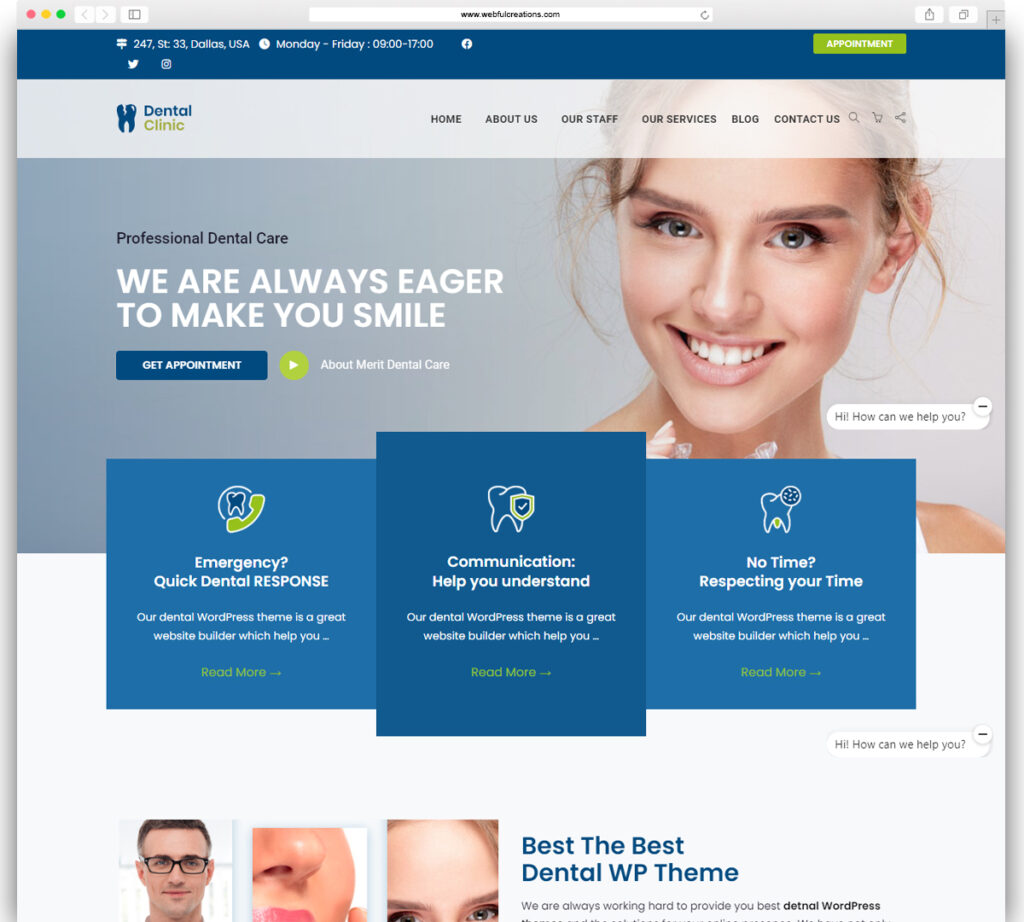 Dental Rebirth – Dentist WordPress Theme – WebfulBox