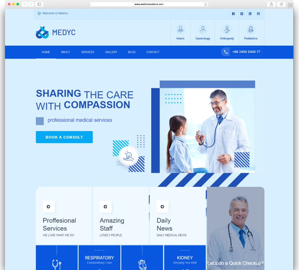 Medyc - Medical WordPress Theme