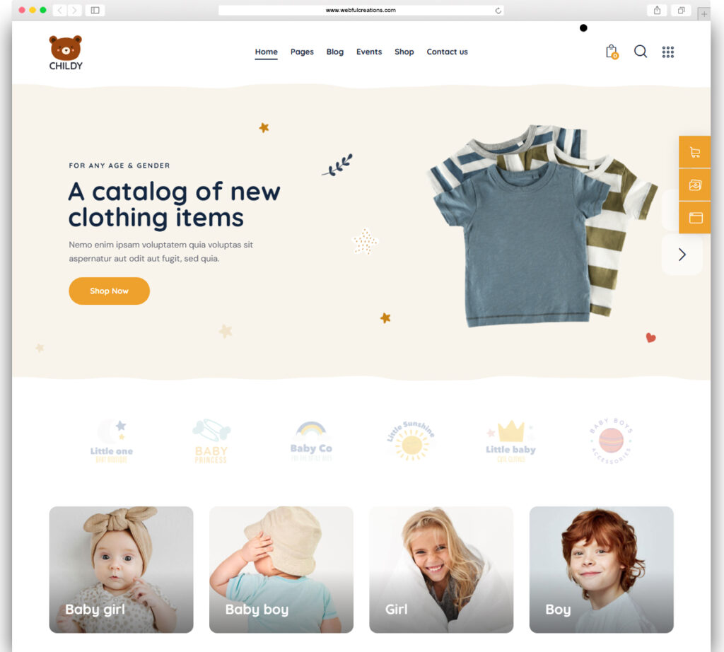 Childy — Kids Store & Baby Clothing WordPress Theme