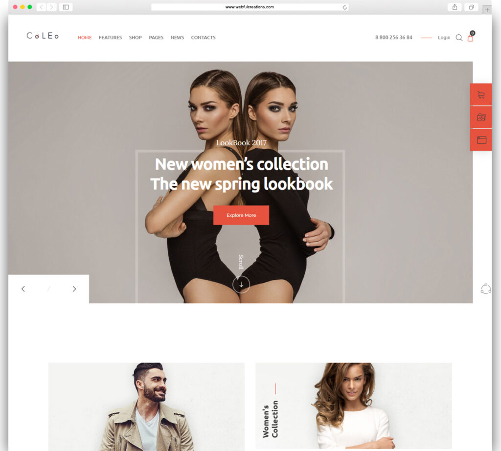 Coleo | A Stylish Fashion Clothing Store WordPress Theme