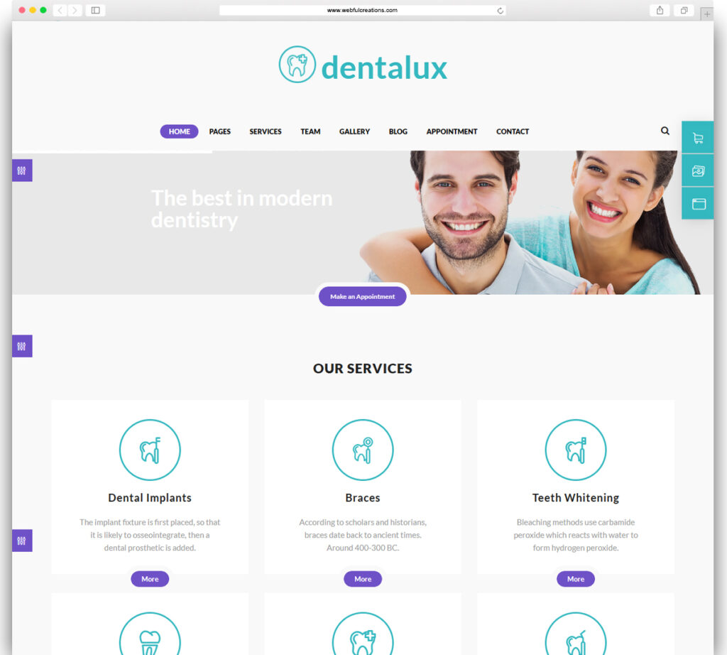Dentalux | A Dentist Medical & Healthcare Doctor WordPress Theme