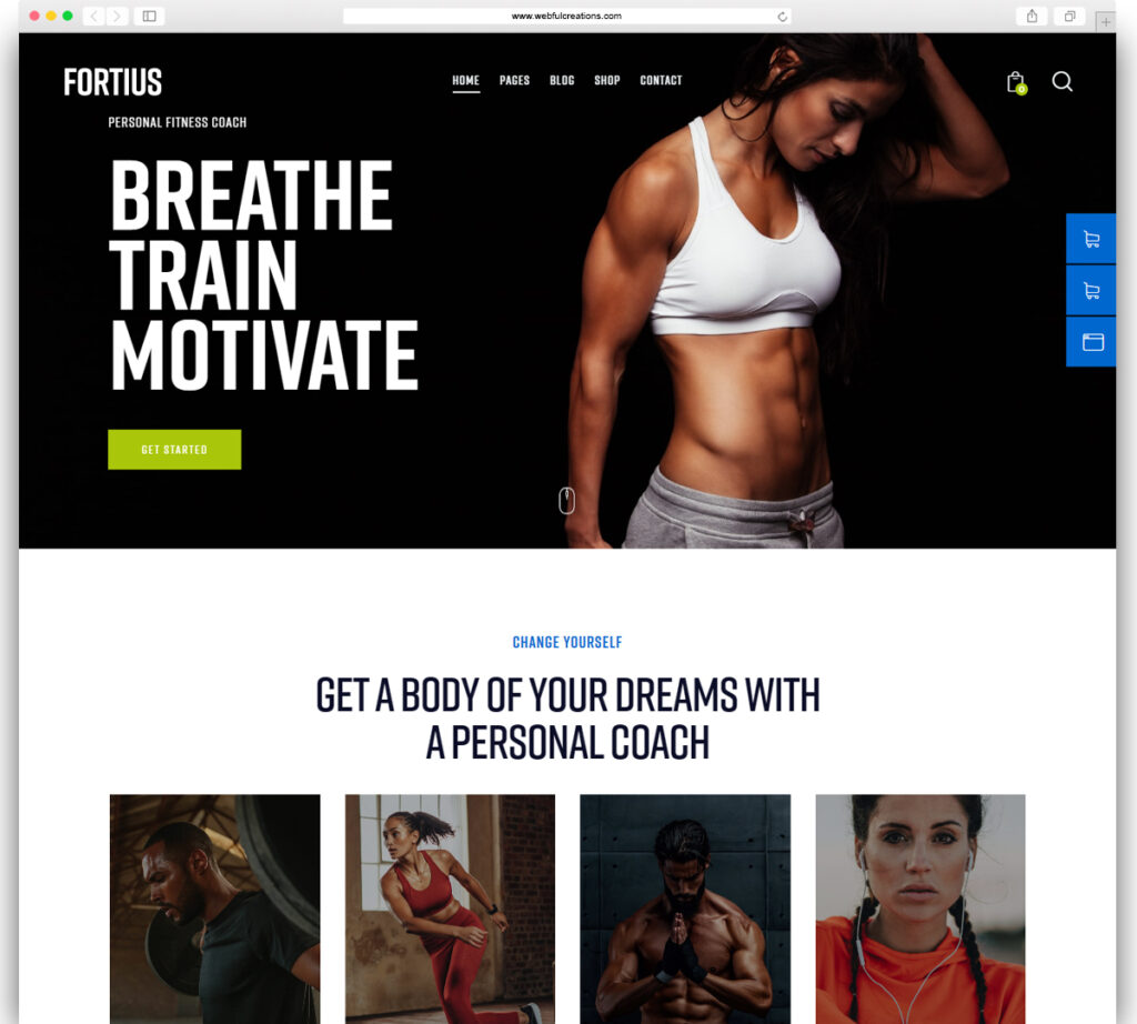 Fortius - Sports & Fitness Elementor WordPress Theme