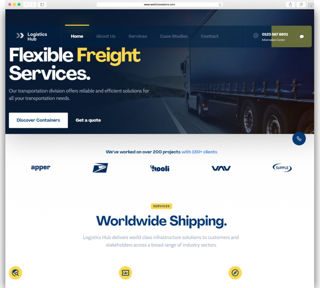 LogisticsHub - Logistics and Transportation WordPress Theme