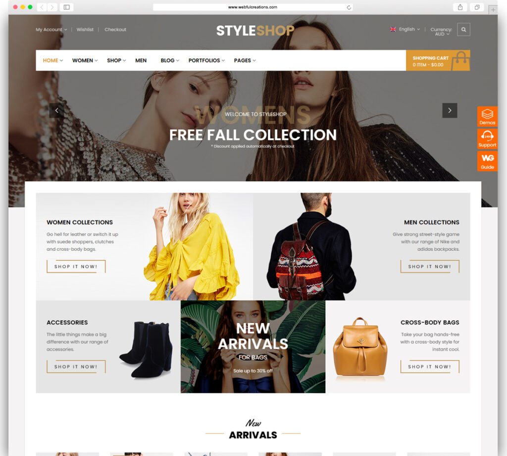 StyleShop - Responsive Clothing/ Fashion Store WordPress WooCommerce Theme (Mobile Layout Ready)