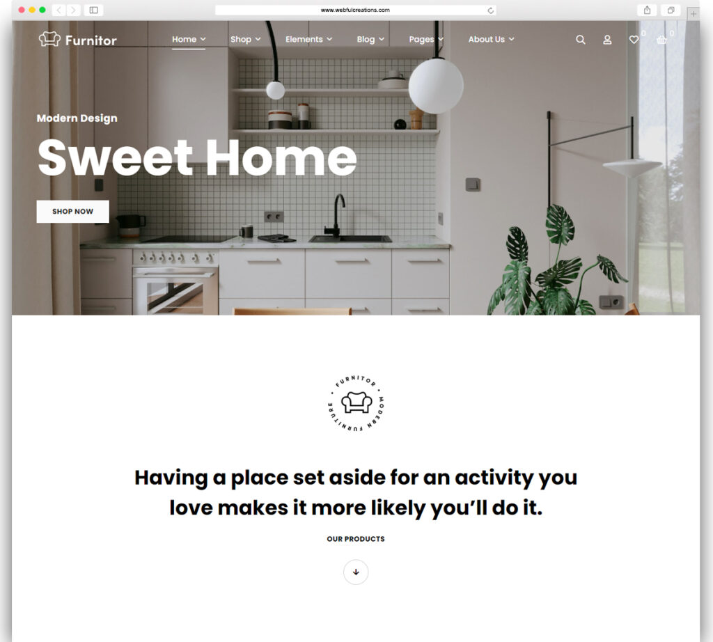 Furnitor – Minimalism Furniture Store WordPress Theme