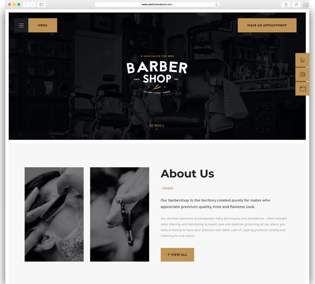 Salon | Barbershop & Tattoo Studio WordPress Theme