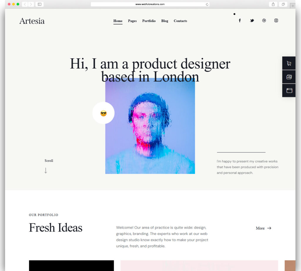 Artesia - Freelancer WordPress Theme