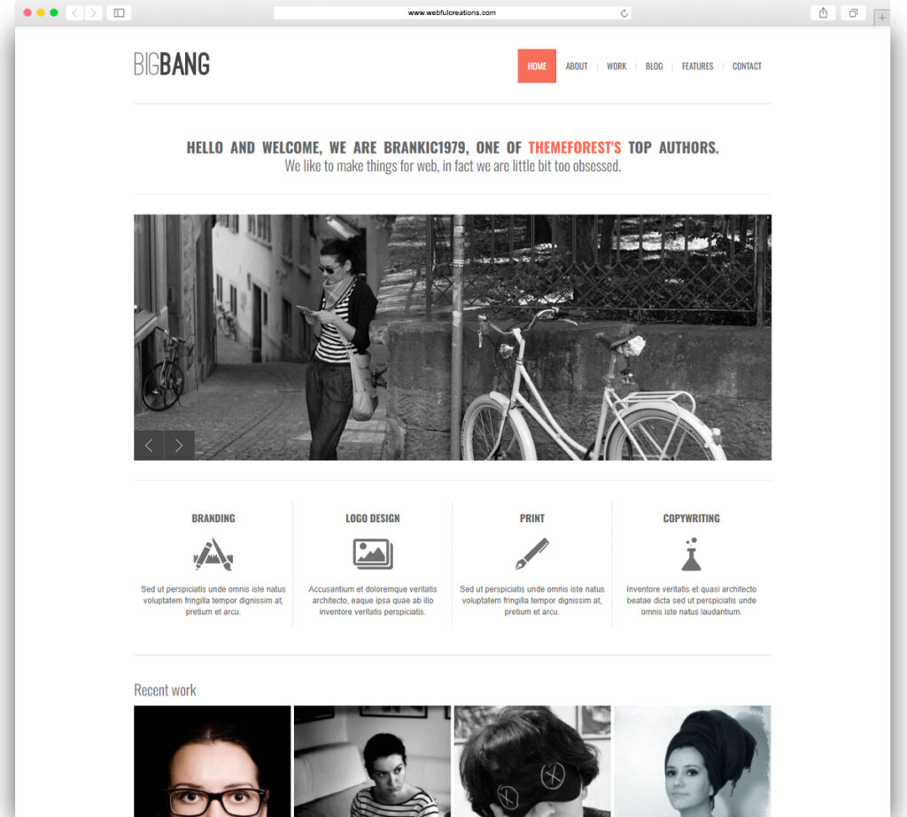 Bigbang - Responsive WordPress Theme