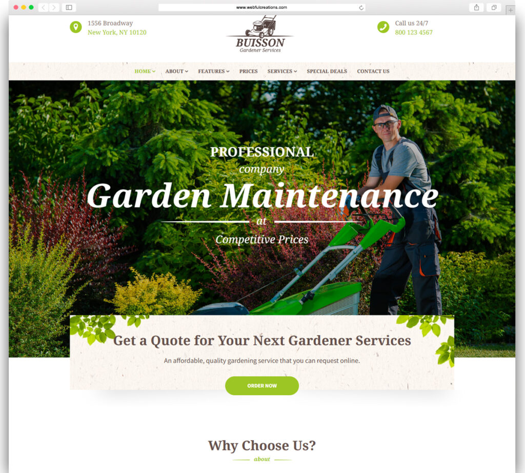 Buisson | Gardening & Landscaping WordPress Theme