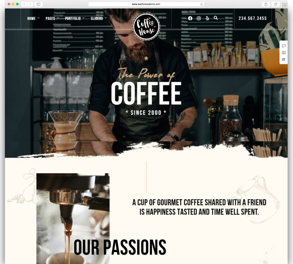 Craft | Coffee Shop Cafe Restaurant WordPress