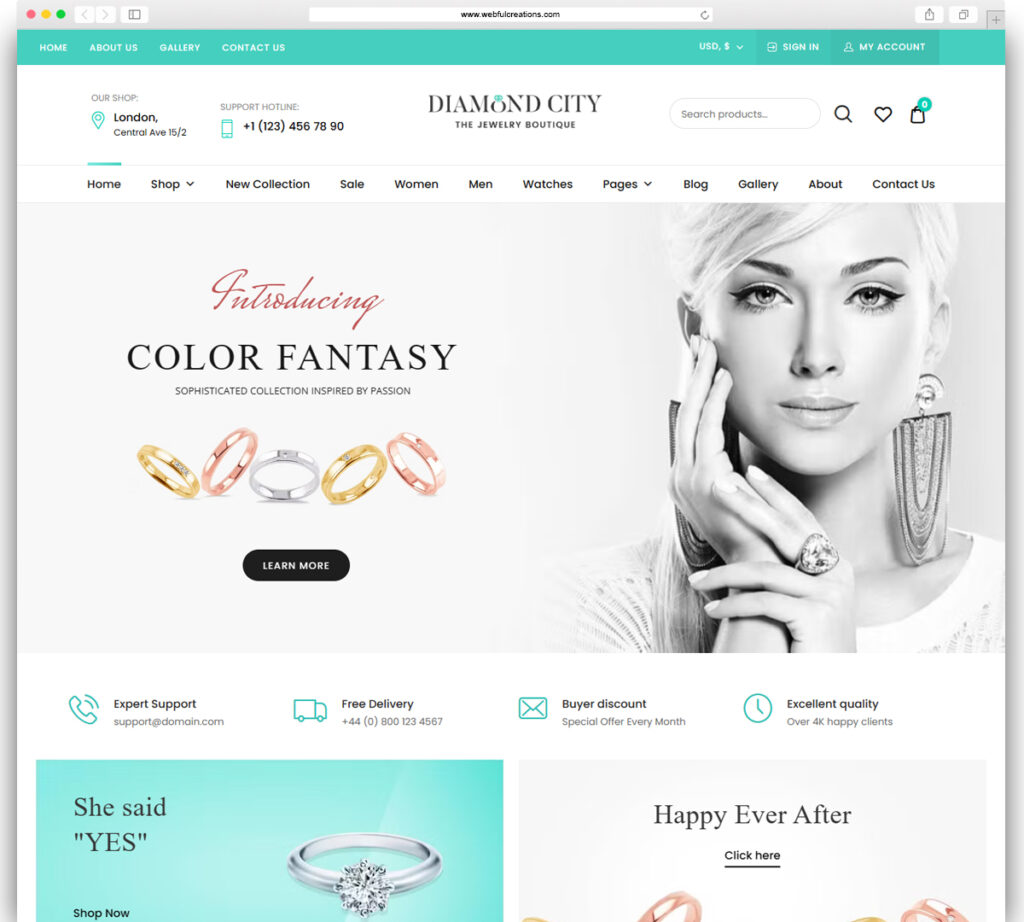 DiCi - Jewelry Shop WordPress Theme