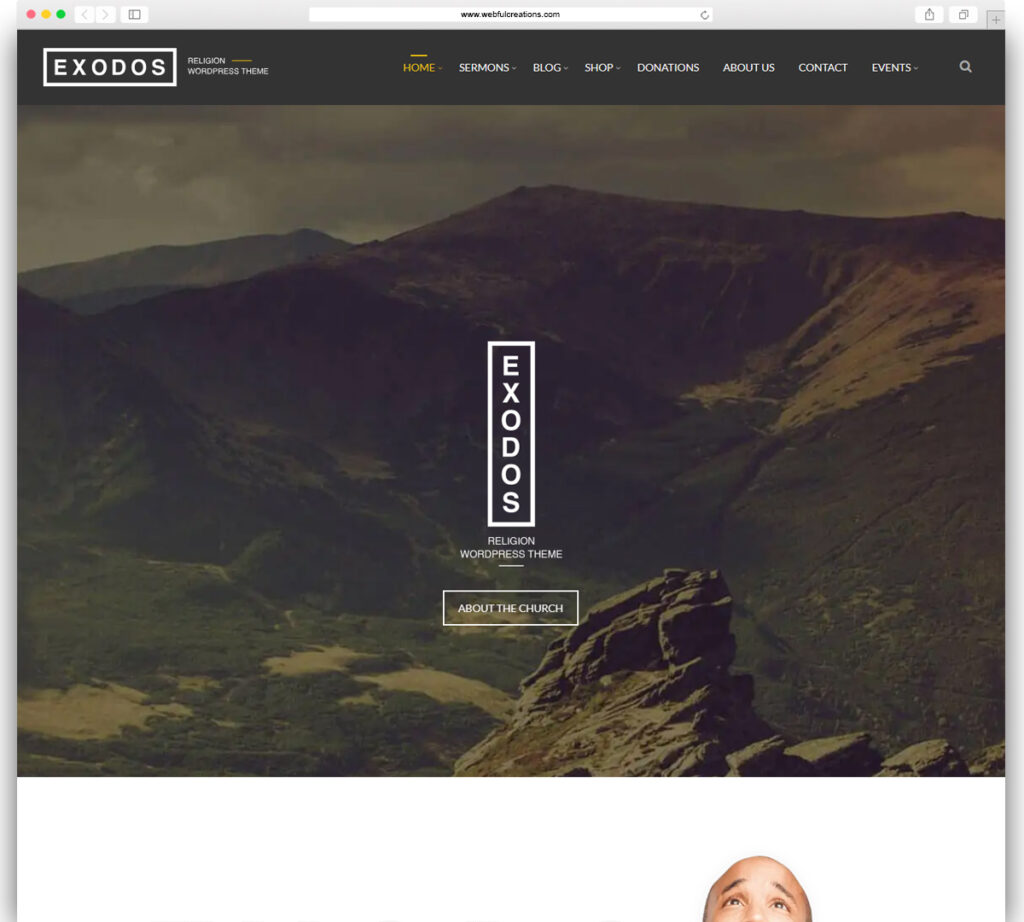 Exodos - Church WordPress Theme