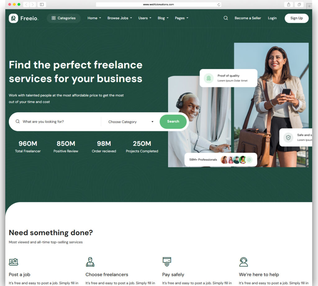 Freeio - Freelance Marketplace WordPress Theme