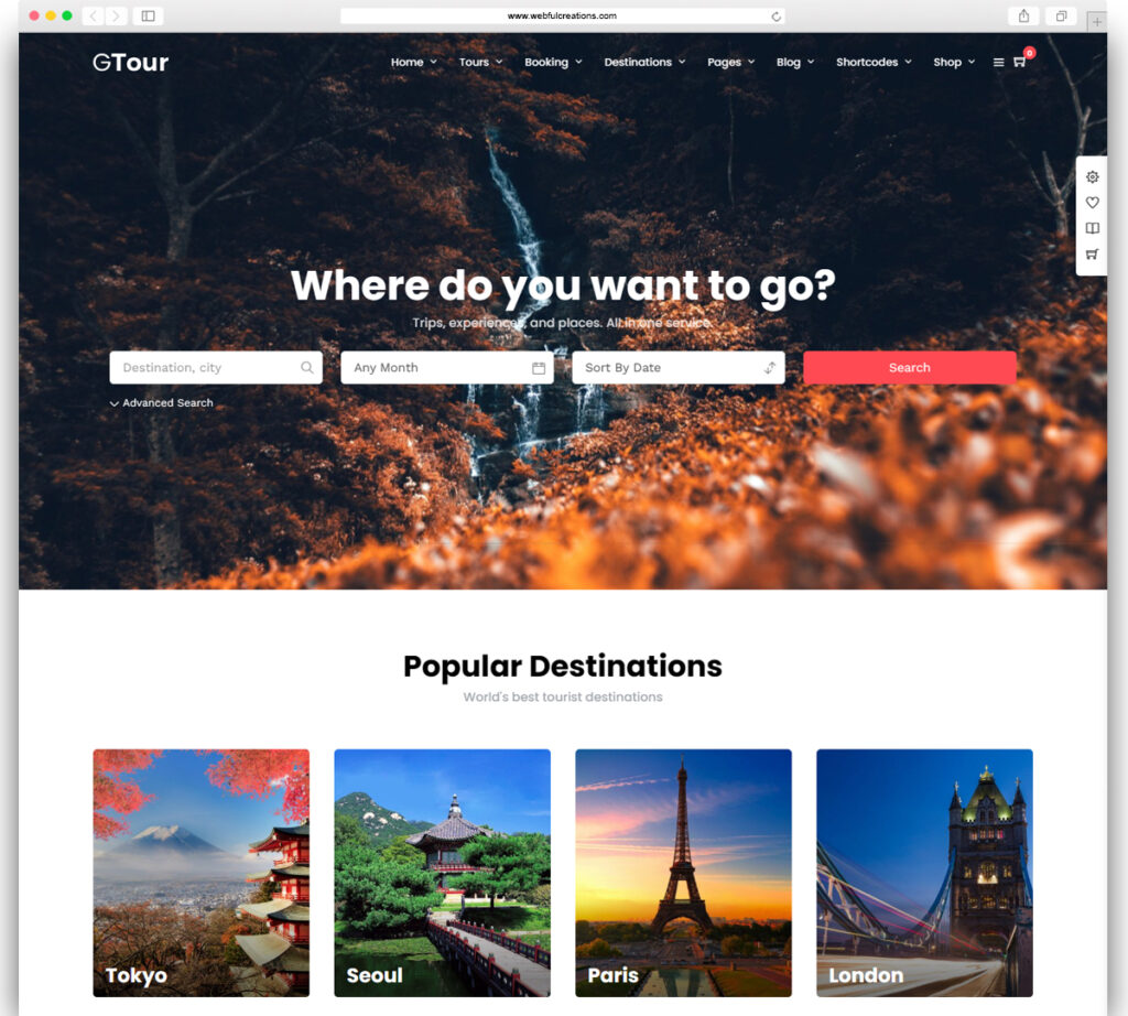 Grand Tour | Travel Agency WordPress