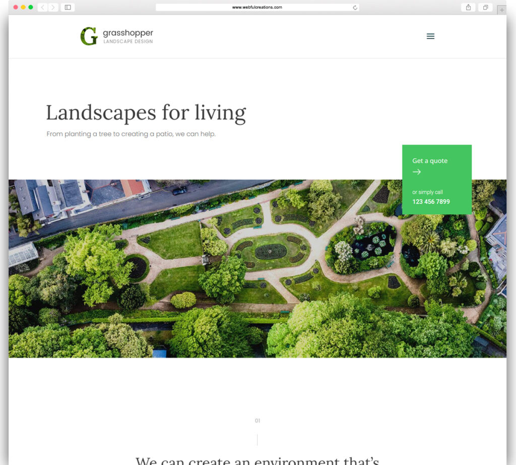 Grasshopper - Landscape Design and Gardening Services WP Theme