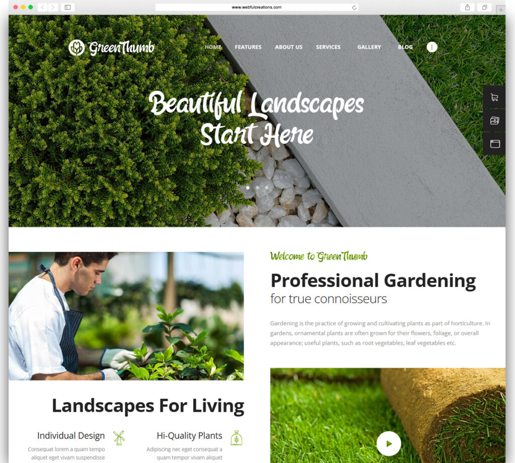 Green Thumb | Gardening & Landscaping Services WordPress Theme