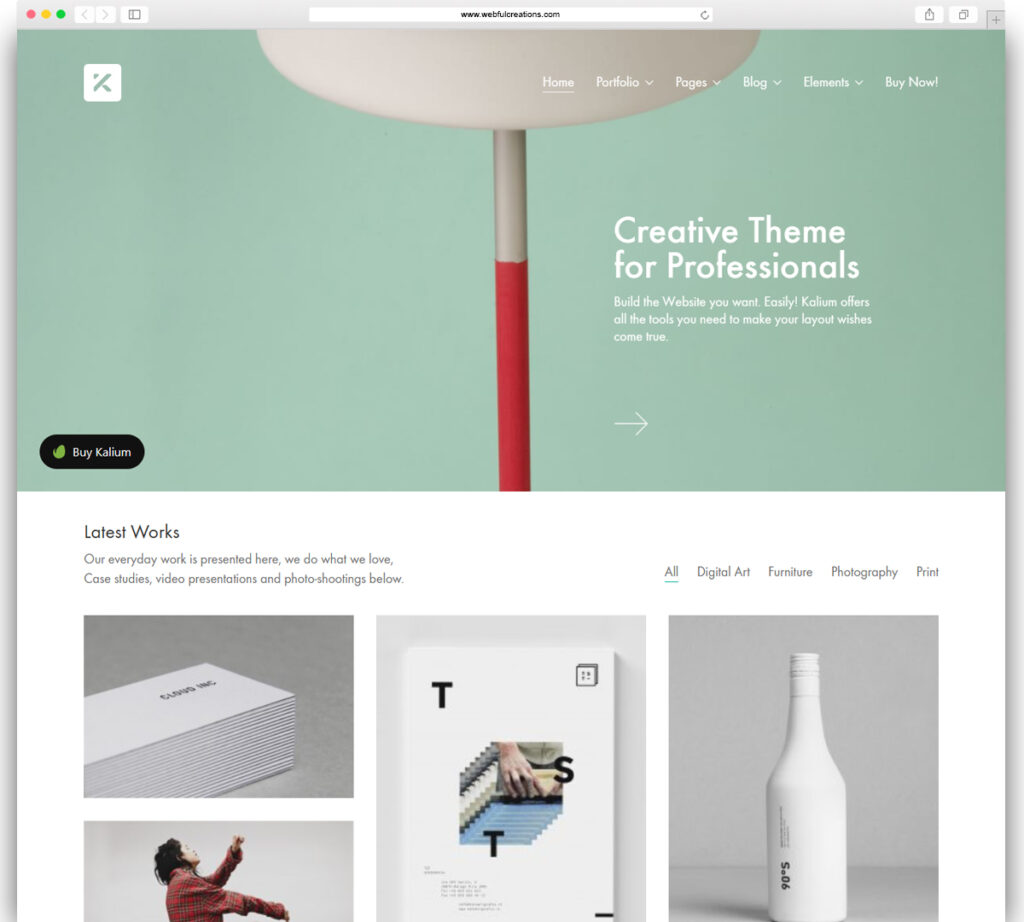 Kalium | Creative Multipurpose WordPress & WooCommerce Theme