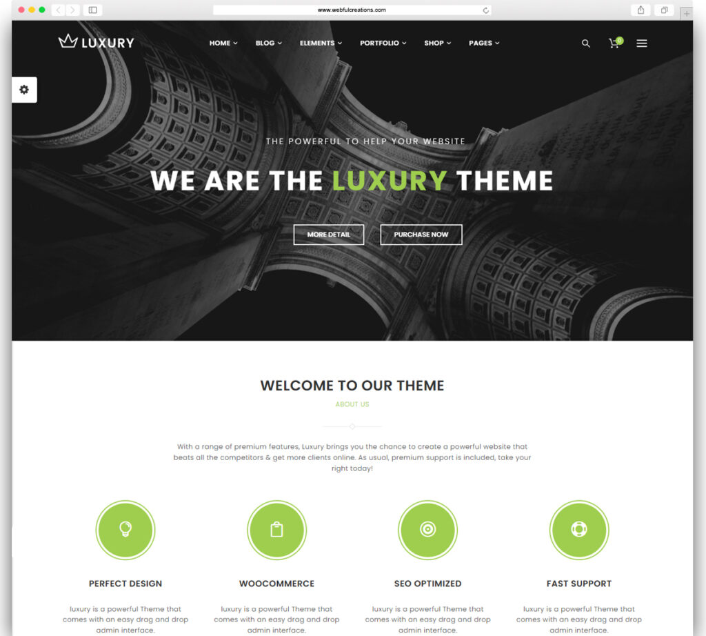 Luxury - Responsive WordPress Theme