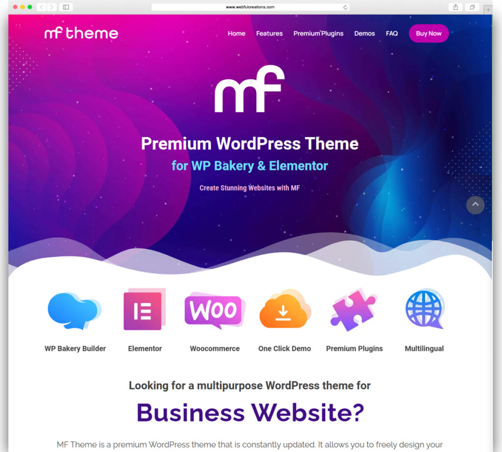 MF - Multipurpose WordPress Theme