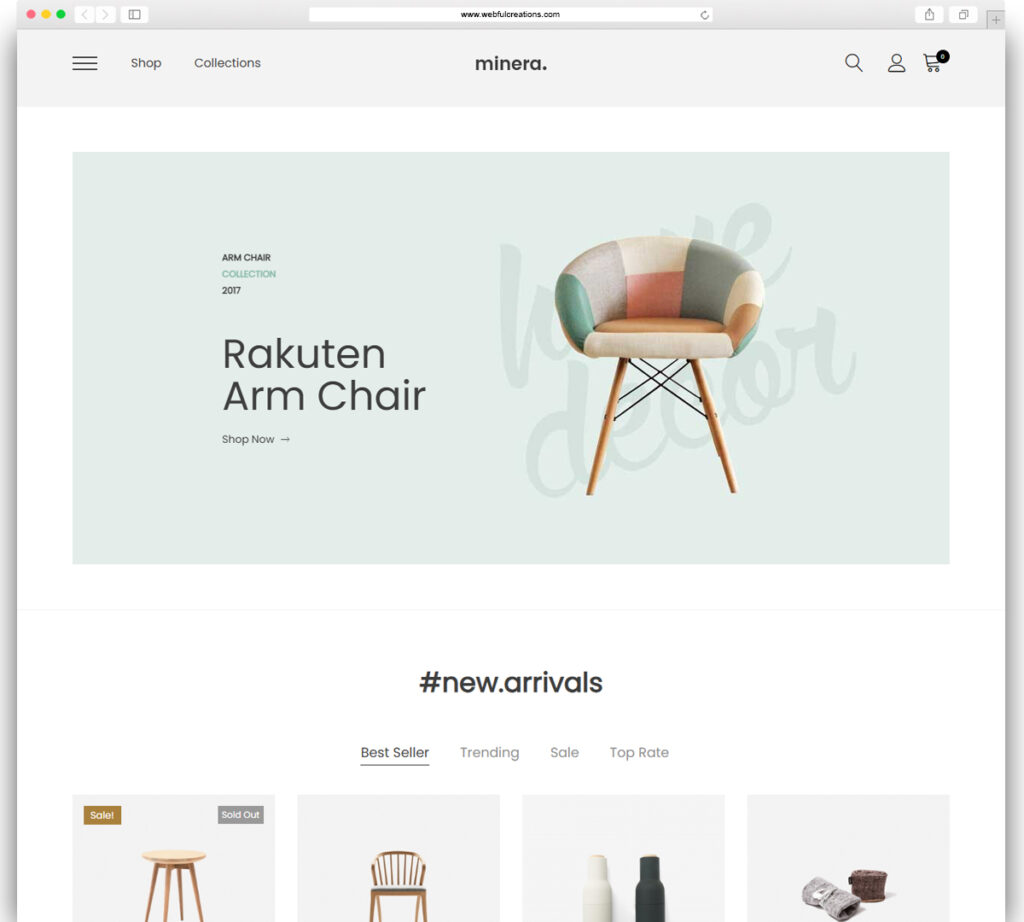Minera - Minimalist WooCommerce WordPress Theme