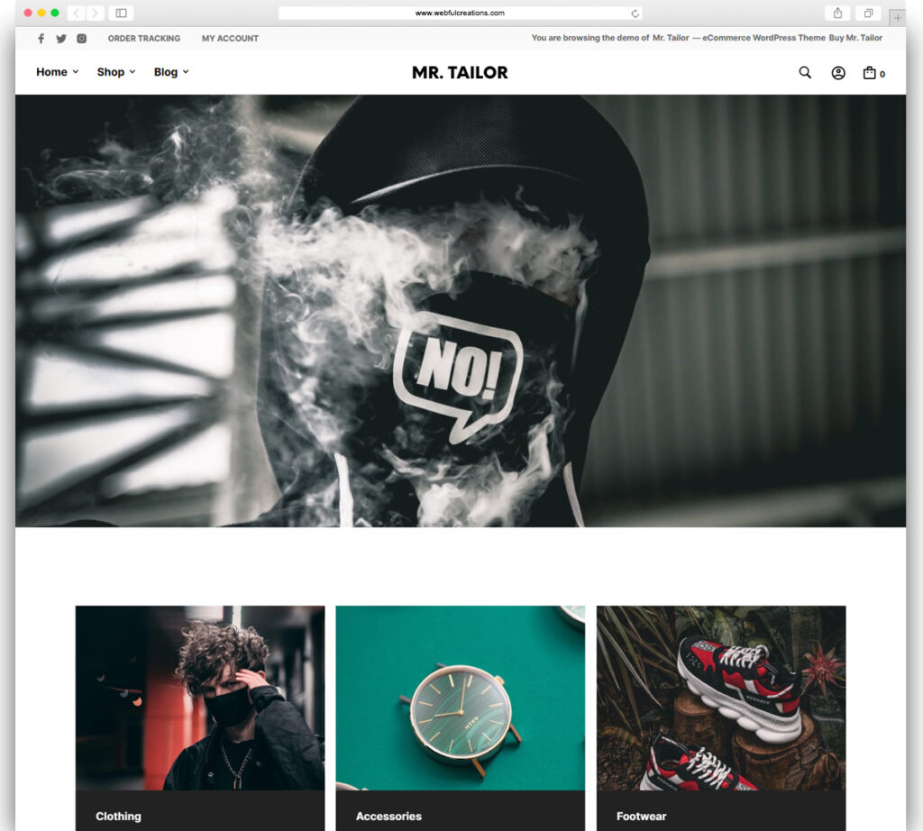 Mr. Tailor - eCommerce WordPress Theme for WooCommerce