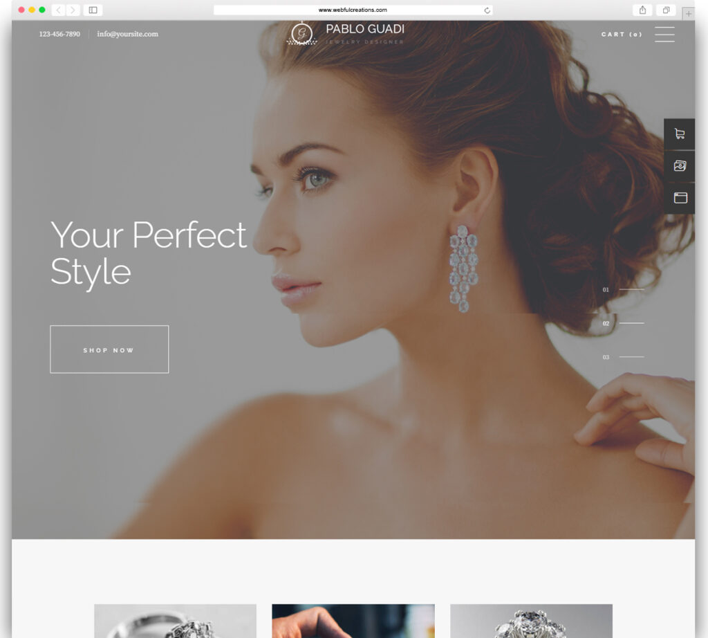 Pablo Guadi - Handcrafted Jewelry & Online Shop WordPress Theme