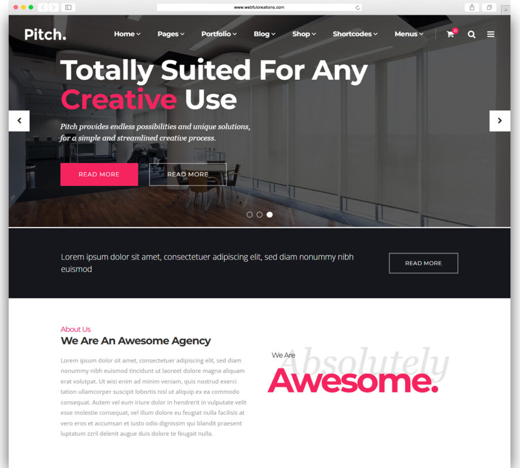 Pitch - Digital Agency & Freelancer Theme