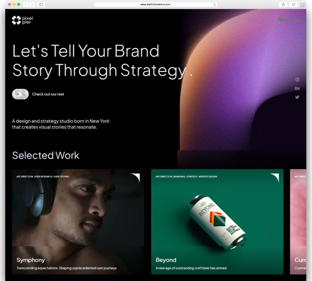 Pixelpiernyc - Portfolio Creative Agency Freelancer WordPress